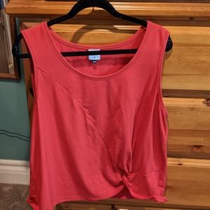 Cabi Red Knotty Tank